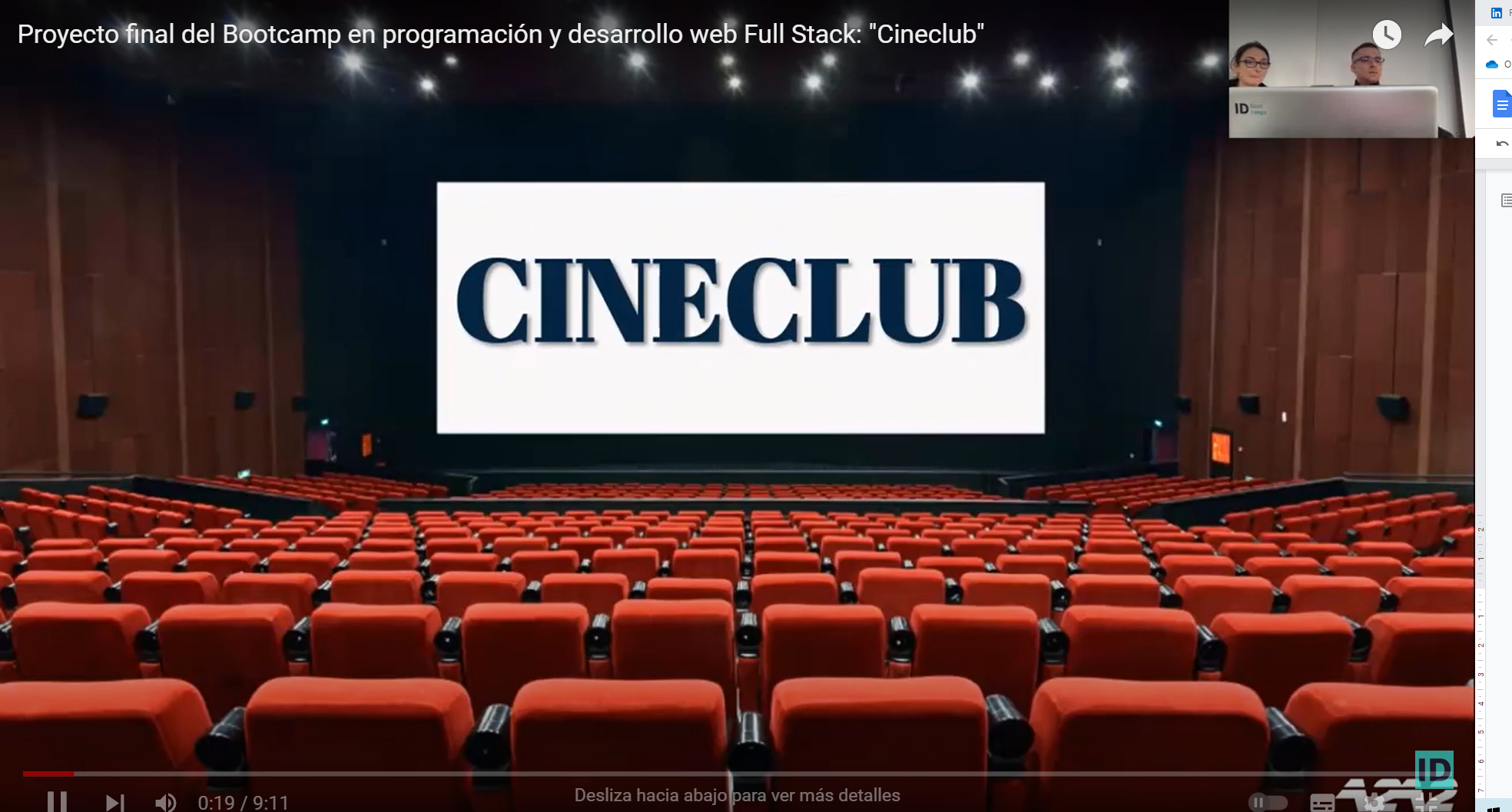 Proyecto final de Full Stack - cineclub - ID Bootcamps